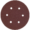 KE.RR150/6.120 - Caja de 50 discos de 150mm de papel autoadhrente AO (6 agujeros, grano120)