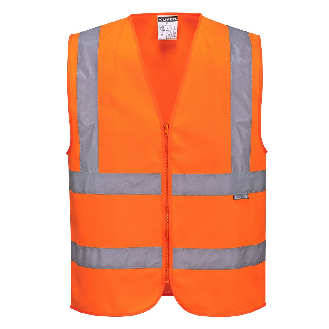Portwest - Gilet avec zip HV - C375-Lire la description