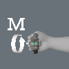 95 Vario Quergriff-Handhalter für Vario-Klingen, 6 x 60 mm