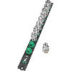 Juego de vasos de llave Zyklop 1/2 Socket Rail C 4 -