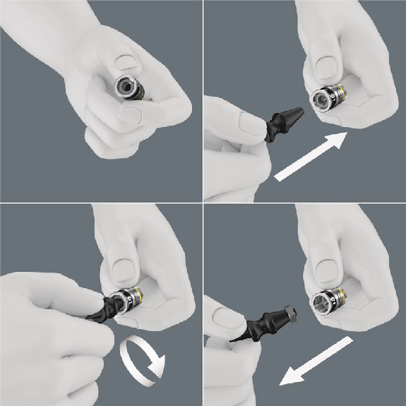 Belt B 1 Zyklop Steckschlüsseleinsatz-Satz, mit Haltefunktion, 3/8"-Antrieb, 10-teilig-Beschreibung lesen