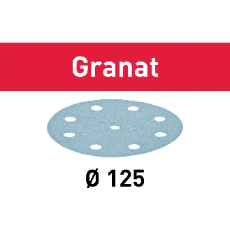 Disco de lijar STF D125/8 P240 GR/100 Granat - 497173 --Leer más