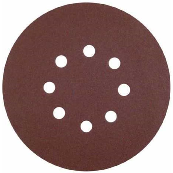 Discos de papel autoadhrente AO (Pack de 50 uds.) ? 125 mm. Grano 60 y 8 agujeros-Leer más