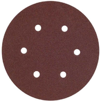 KE.RR125.80 - Caja de 50 discos de 125mm de papel autoadhrente AO (8 agujeros, grano 80)-Leer más