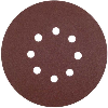 KE.RR125.80 - Caja de 50 discos de 125mm de papel autoadhrente AO (8 agujeros, grano 80)