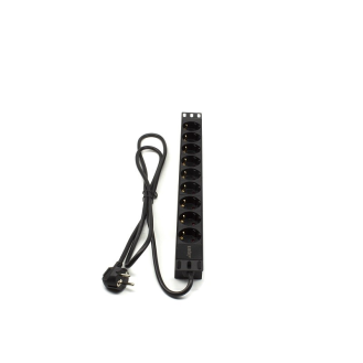 Regleta rack 19" 9 X Schuko  Networking LA-00030510 Lapara-Leer más