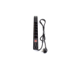 Regleta rack 19" 6 X Schuko con interruptor  Networking