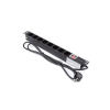 Regleta rack 19" 8 X Schuko con interruptor  Networking