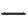 Lapara Panel cepillo pasacables con retenedor rack 19"  Networking LA-00030302