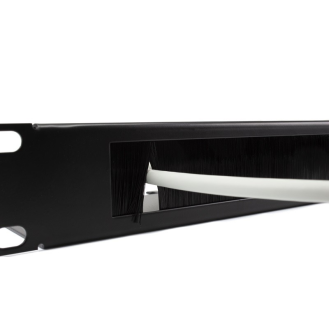 Lapara Panel cepillo pasacables con retenedor rack 19"  Networking LA-00030302-Leer más