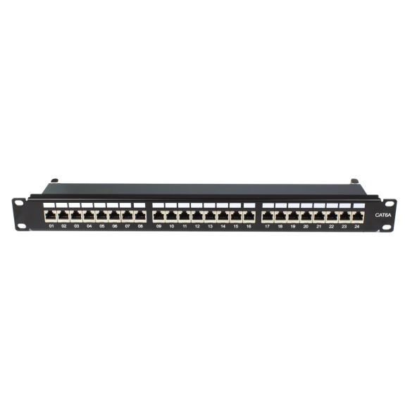 Patch panel rack 1U Cat 6A FTP  Networking-Leer más