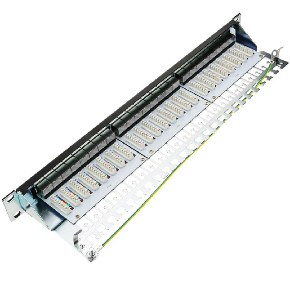 Patch panel rack 1U Cat 6A FTP  Networking-Leer más