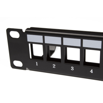 Patch panel rack 1U vacio 24 puertos slim UTP  Networking-Leer más
