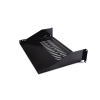 Bandeja rack 19" 2U  300mm  con montaje frontal  Networking