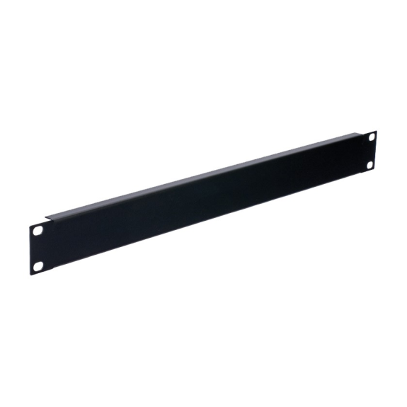Pannello Rack Lapara 1U - Acciaio, Fissaggio Frontale, 19 pollici, Nero RAL 9004-Leggi tutto