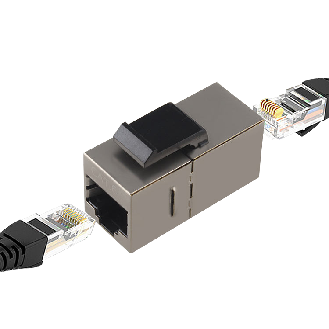Adaptador doble hembra RJ45 Cat 6 FTP tipo Keystone  Networking-Leer más