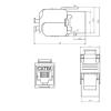 Módulo hembra RJ45 Cat 6A  FTP tipo Keystone  Networking