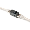 Adaptador doble hembra RJ45 Cat 6 UTP tipo Keystone  Networking