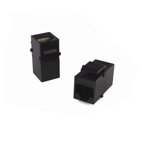 Adaptador doble hembra RJ45 Cat 6 UTP tipo Keystone  Networking-Leer más