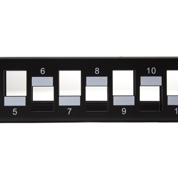 Patch panel rack 1U vacio 24 puertos UTP  Networking-Leer más