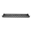 Patch panel rack 1U vacio 24 puertos UTP  Networking