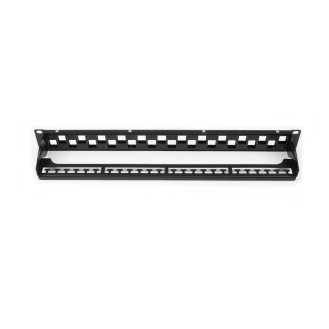 Patch panel rack 1U vacio 24 puertos UTP  Networking-Leer más