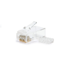 Conector macho RJ45 Cat6 UTP con guía para redes