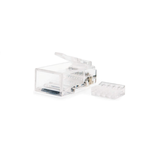 Conector macho RJ45 Cat6 UTP con guía para redes-Leer más