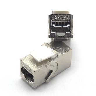 Adaptador doble hembra RJ45 Cat 6A FTP tipo Keystone  Networking-Leer más
