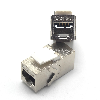 Adaptador doble hembra RJ45 Cat 6A FTP tipo Keystone  Networking