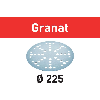Disco de lijar STF D225/48 P40 GR/25 Granat - 205653 -