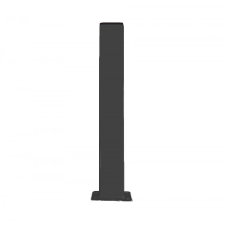 Potelet H540mm Section 100X40 Avec Platine Couleur Noir 9005-Lire la description