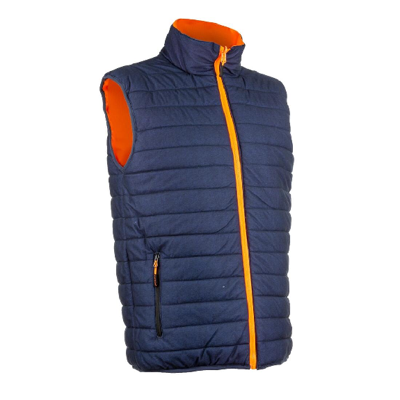 Coverguard - Gilet Ripstop HV orange anti-froid réversible et imperméable YORU-Lire la description