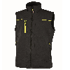 U-Power - Gilet en tissu noir SATURN