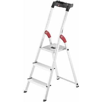 Escalera de tijera de aluminio L60 EasyClix FR 3-Leer más