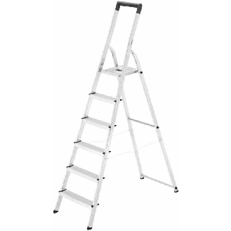 Escalera de tijera de aluminio L40 EasyClix FR 6-Leer más