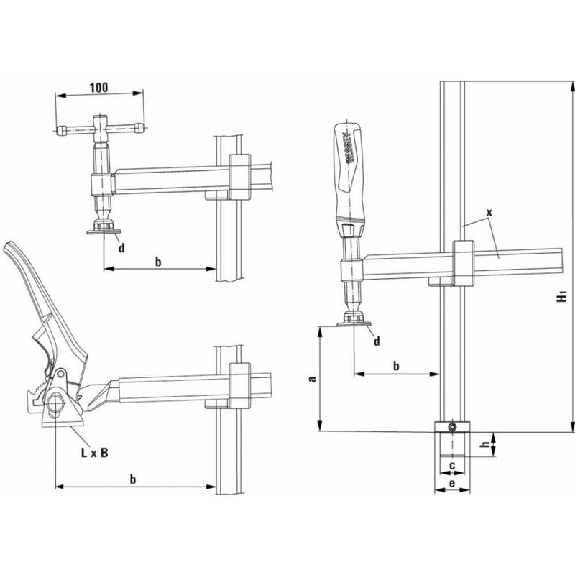 Elemento de sujeción, alcance variable TWV - TWV16-20-15K --Leer más