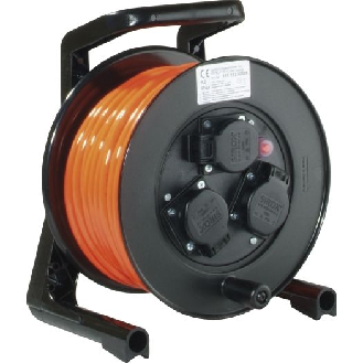 Kabeltrommel mit 3 Steckdosen H07BQ-F 3G 1,5 mm²-Beschreibung lesen