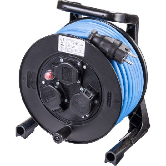 Kabeltrommel mit 3 Steckdosen H07RN-F 3G 1,5 mm²-Beschreibung lesen