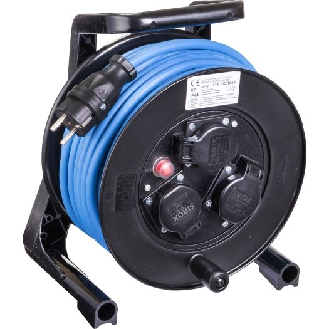 Kabeltrommel mit 3 Steckdosen H07RN-F 3G 1,5 mm²-Beschreibung lesen