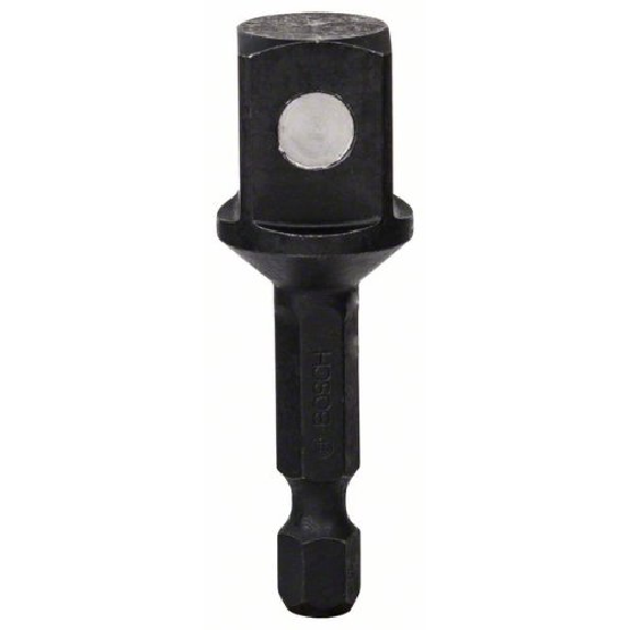 Adaptateur pour douilles à douille, 1/2", 50 mm, six pans extérieurs-Lire la description