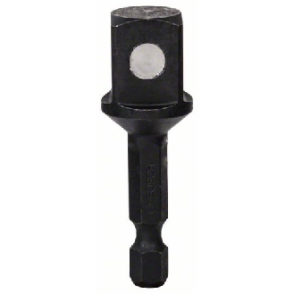 Adaptateur pour douilles à douille, 1/2", 50 mm, six pans extérieurs-Lire la description