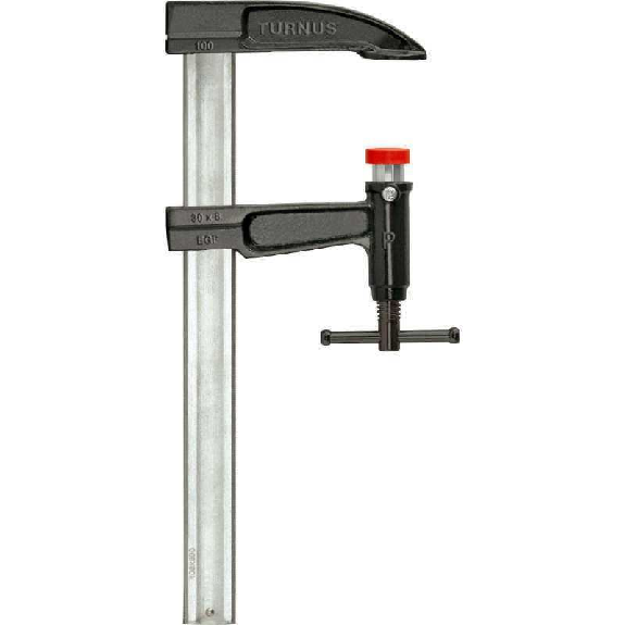 497-200 - Tornillo de apriete con émbolo mango en T 2000x140mm Riel 35x9mm-Leer más