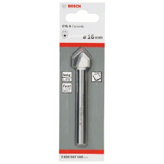 Bosch Professional Tile Drill Cyl-9 Céramique, 16,0 x 90 mm-Lire la description