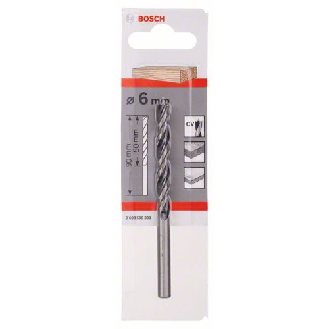 Holzspiralbohrer Standard, 6 x 57 x 93 mm, d 6 mm-Beschreibung lesen