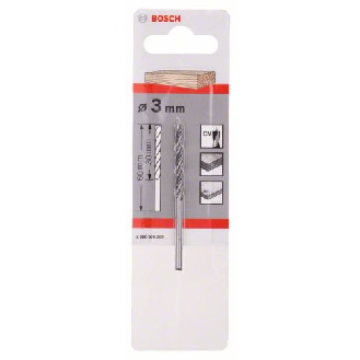 Holzspiralbohrer Standard, 3 x 33 x 61 mm, d 3 mm-Beschreibung lesen