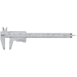 201034 - Calibre pie de rey monobloc DIN 862 (Bloqueo Tornillo, Largo 200mm)-Leer más
