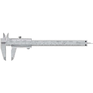 201034 - Calibre pie de rey monobloc DIN 862 (Bloqueo Tornillo, Largo 200mm)-Leer más