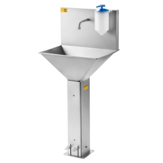 Lave-mains  carré individuel Mod. HW11-Lire la description
