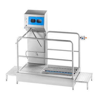 Stazione d'igiene compatta Mod. INTEGRA PASS-320-Leggi tutto